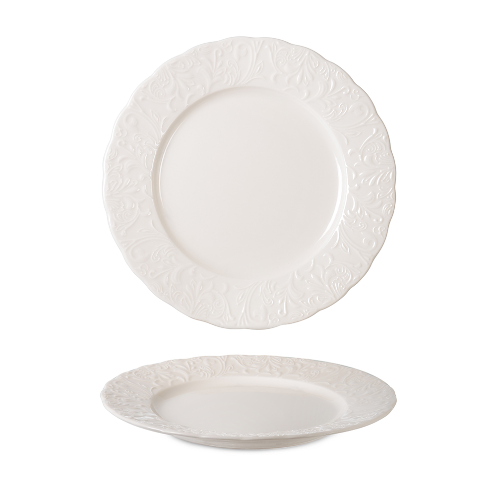 Pera Cream Dinner Plate